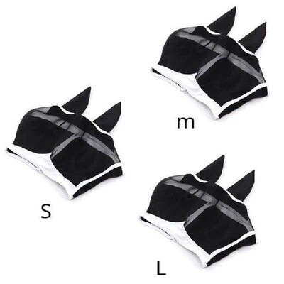 Horse Mask Adjustable Breathable Anti-UV Anti-Mosquito Pet