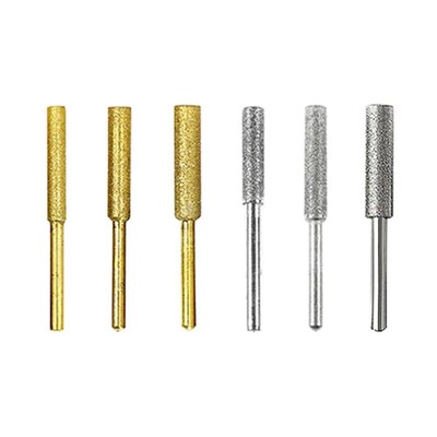 6pcs Diamond Chainsaw Sharpener 4.0/4.8/5.5mm Diamond Coated
