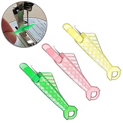 Mini Automatic Needle Threader DIY Tool Home Hand Sewing Mac