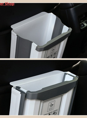 Kitchen Trash Can Foldable Portable Car Trash Can For Bathro
