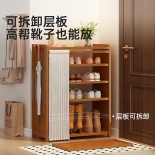 Simple shoe cabinet dust-proof shoe rack at the entrance