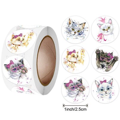 500 Pet Encouragement Stickers Toy Games Gift Seals w Glasse