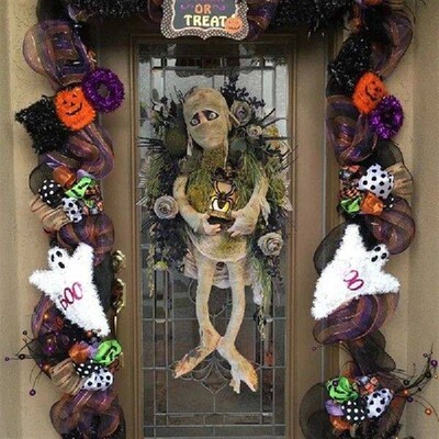 Stylish Halloween Mummy Floral for All Hallows Eve
