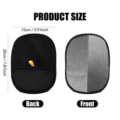 Pet Hair Removal Tool Reusable Static Removal Gloves, Double