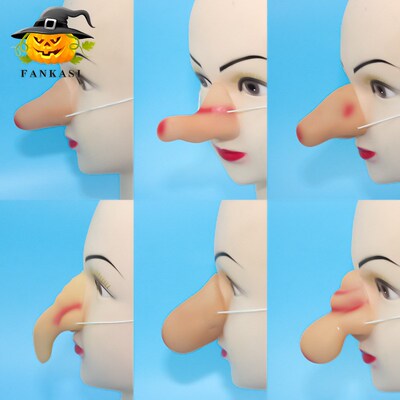 Halloween decoration simulation fake nose witch prop巫婆