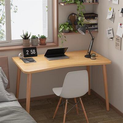 Desk simple office computer table home wooden study desk书桌
