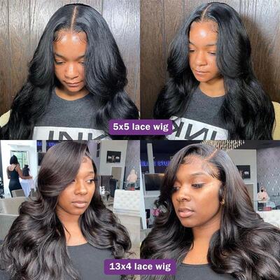 Body Wave Lace Front Wig 4x4 5x5 Lace Closure Wig 13x4 Lace