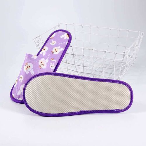 Disposable floral cloth slippers hotel homestay inn travel c