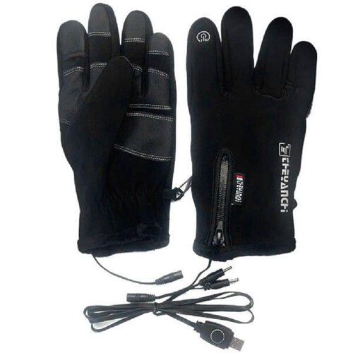 Men Women USB Heated Gloves Hand Warmer Thermal Touch
