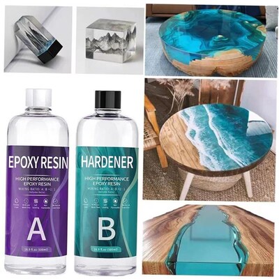 1 1 AB Epoxy Resin Adhesive Crystal Transparent High Viscos