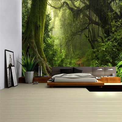 Forest Sream Tapestry Wall Hanging Sandy Beach Picnic Rug Ca