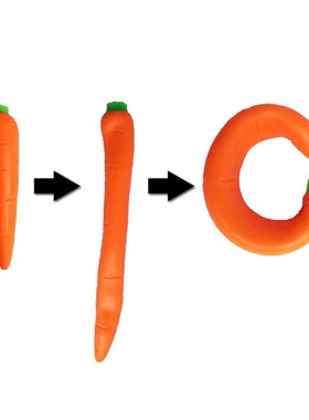 Shapeable Banana Carrot Vegetable Squeeze Toy Novelty Fidget