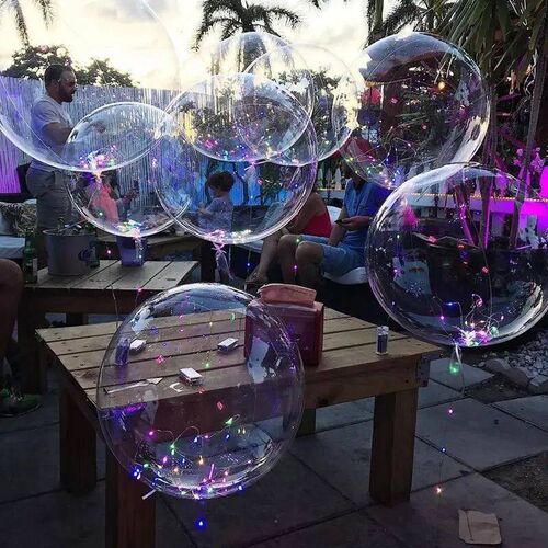 5/10/18/24/36inch Transparent Bobo Bubble Ballons Christmas