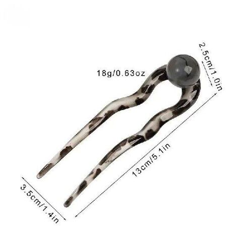 U-shaped Acetic Ponytail Twist Hair Clips New Fashion