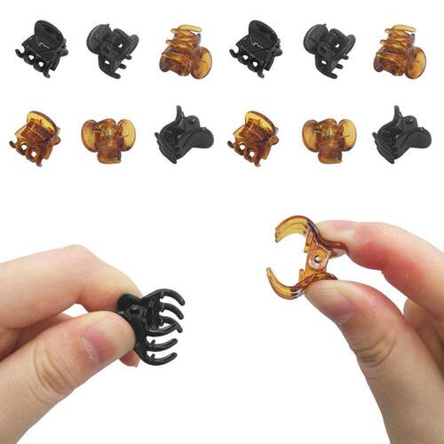 12PCS/set High Plastic Hair Clips Claws Mini Clamps Fashion