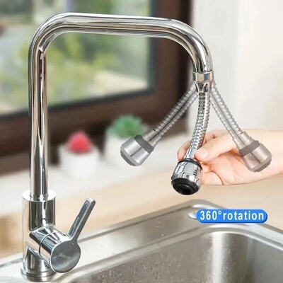 360 Degree Faucet Anti Splash Head Kitchen Water Saver Unive