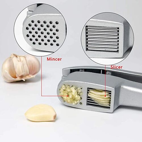 Multifunctional Garlic Press Garlic Chopper Zinc Alloy Garli