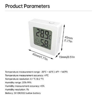 Indoor Hygrometer Thermometer Accurate Mini Humidity