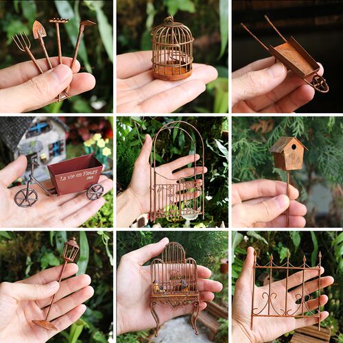 Resin Miniature Animals Fairy Garden Mini Forest Farm Animal
