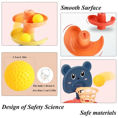 Different Layers Baby Track Rolling Ball Toy Early Education