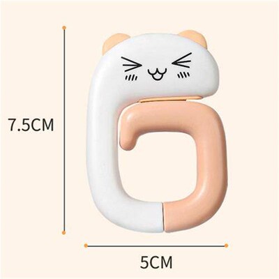 Travel Portable Plastic Bag Cute Animal Hook for Hanging Dec