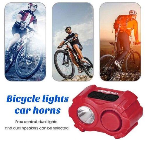 Silicone Strap Bicycle Light Bicycle Horn Light