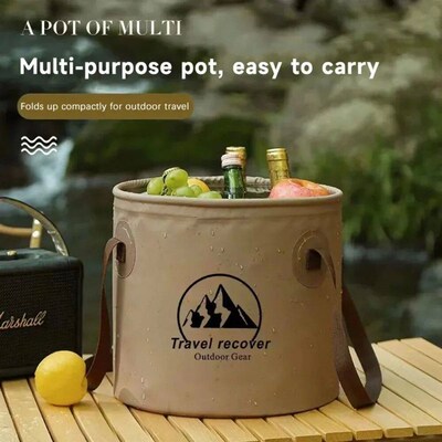 Folding Bucket Waterproof Foldable Water Sink Bucket Portabl