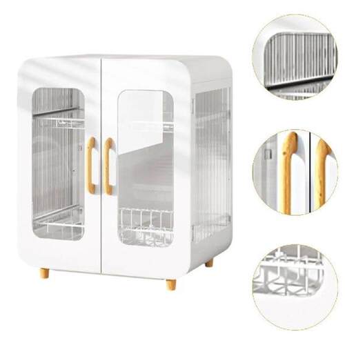 2 Tier Dish Drying Rack Kitchen Desktop Organizer for Dorm
