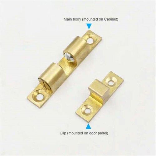 Door Bolts Door Spring Clip Cabinet Door Catche Free Screws