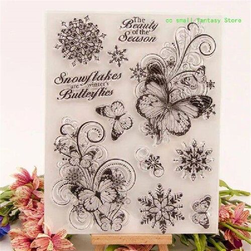 R3MA for Butterfly Silicone Clear Seal Stamp DIY