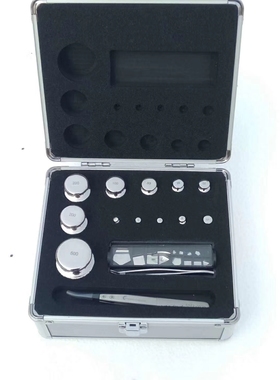 1mg-0g装 不锈钢砝码 M1F2F1E2级标准砝码天平砝码电镀铬砝码