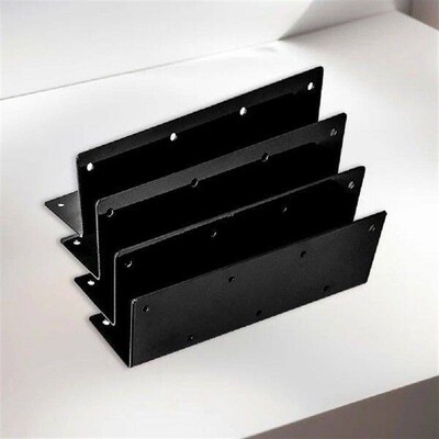 4Pcs Raised Garden Bed Corner Brackets with Screws Rust