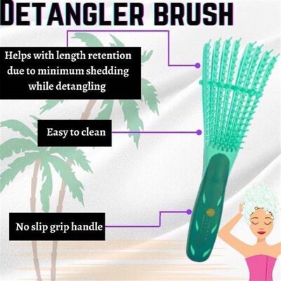 Detangling Hair Brush Massage Wet Hair Comb Detangler brush