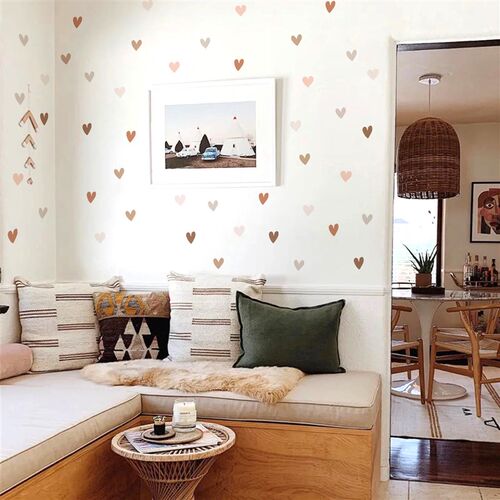 Boho Hearts Creative Wall er For Children Baby Girls Boys Ro