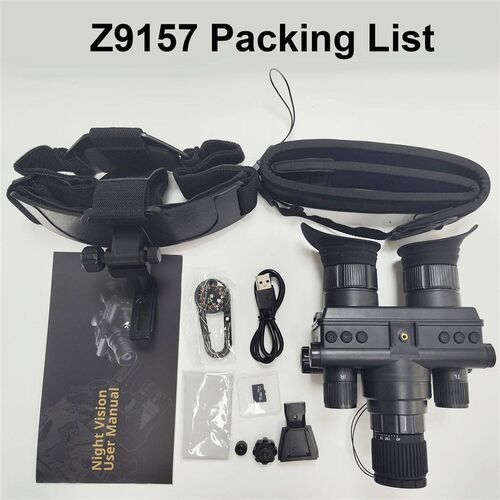 Z9157 Binocular Monocular with Tactical Light, Supports Head