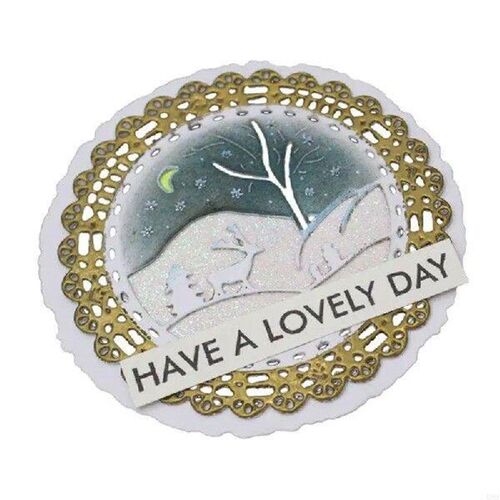 R3MA Circle Frame Metal Cutting Dies Stencil DIY