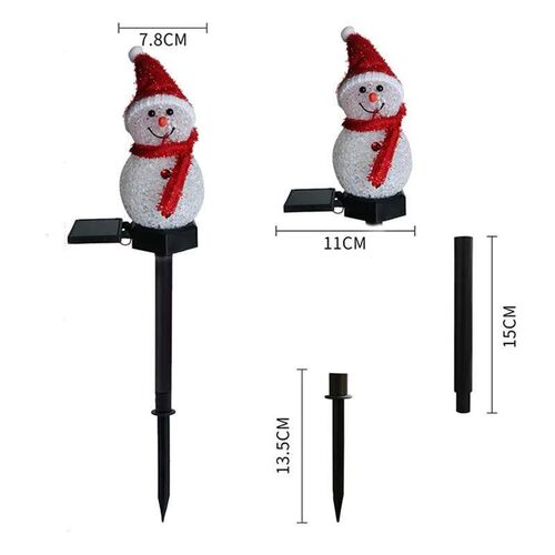 Christmas Decorations Light Solar Light Snowman Christmas Ou