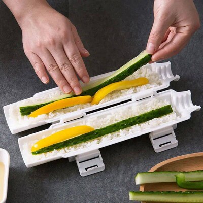 Quick Sushi Maker DIY Roller Rice Mold Meat Vegetable Rollin