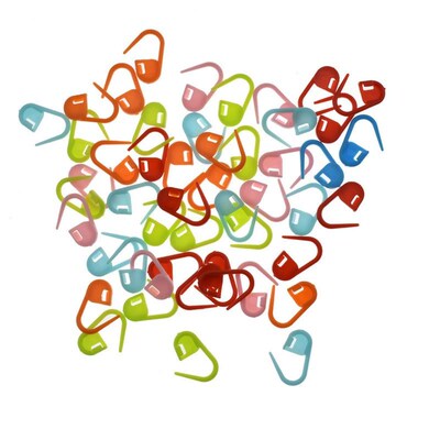 50Pcs Mini Knitting Crochet Locking Stitch Markers / Can Als