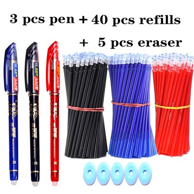 48 Pcs Erasable Gel Set Eraser Gel Pens for Writing Kawaii S