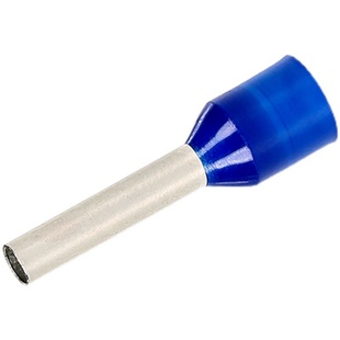 E0108管型预绝缘冷压接线端子H0.1 线鼻子针形管状0.15欧 针式