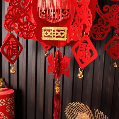 New Year Lantern 2026 Horse New Years Day Red Lantern Flock
