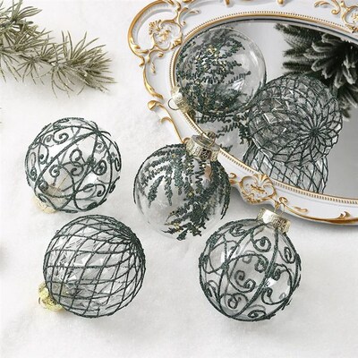 1box Christmas Balls Christmas Tree Ornaments Ball Xmas Hang