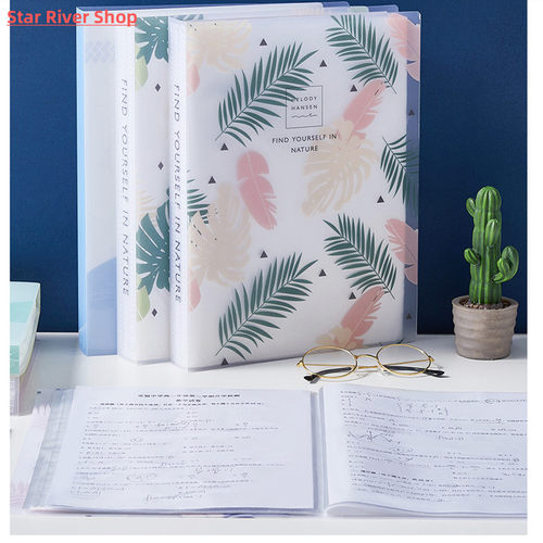 A4 Plastic Budget Binder File Folders For Documents 60 Pages