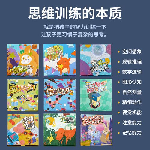 幼儿园小中大班思维训练玩具 数学早教教具益智幼小衔接数感培养