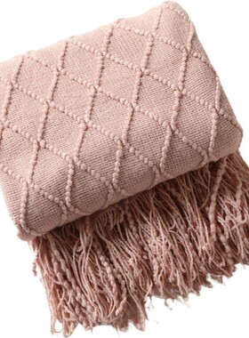 Waffle Blanket Nordic Decorative Blanket for Sofa Bed Throw