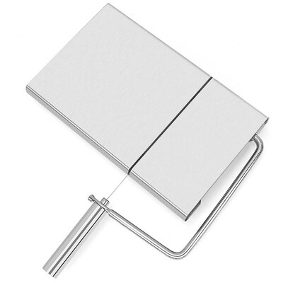 Stainless steel cheese slicer with scale for sausage, ham
