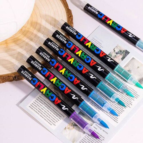 Diret Liquid Aryli Marker Pen Paint Brush Pen Painting Stone
