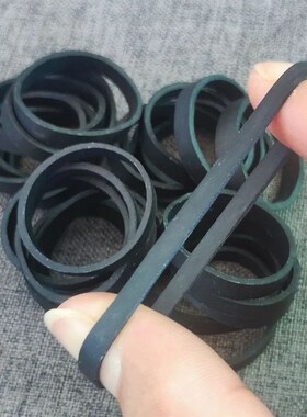 Black Rubber Band Elastic Rubber Bands Stretch Rubbe