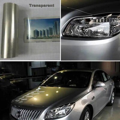 Car Headlight Tint Film Fog Light Taillight Smoke Black Tint